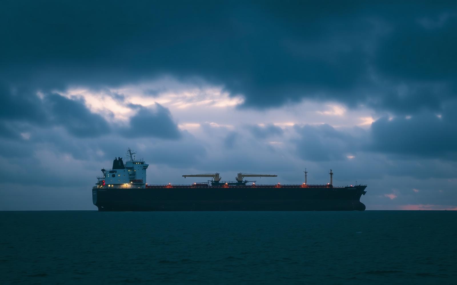 LNG tanker at sea